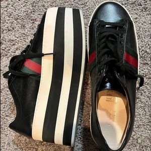 Authentic Gucci platform shoes